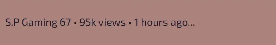 S.P Gaming 67 • 95k views • 1 hours ago
...

